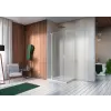 Radaway Nes 8 KDJ II szögletes zuhanykabin 120x90 átlátszó balos