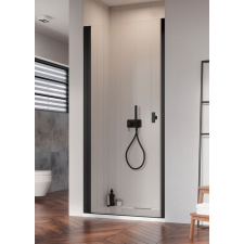  Radaway Nes Black DWJ I fekete 90x200 zuhanyajtó - lengőajtós kád, zuhanykabin