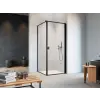 Radaway Nes Black KDJ I Frame szögletes fekete zuhanykabin 90x75 átlátszó jobbos