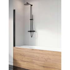Radaway Nes Black PNJ I 60 kádparaván fekete jobbos 10011060-54-01R kád, zuhanykabin