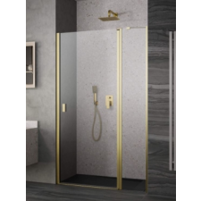Radaway Nes Brushed Gold DWJ II szálcsiszolt arany zuhanyajtó 110B kád, zuhanykabin