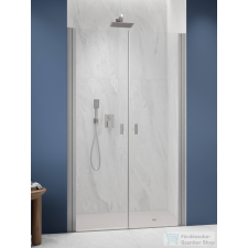 Radaway Nes DWD-I 100 zuhanyajtó, szálcsiszolt króm profil, 10027100-91-01 kád, zuhanykabin