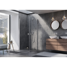 Radaway Nes KDD I szögletes zuhanykabin 100x100 átlátszó kád, zuhanykabin