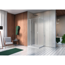 Radaway Nes KDJ II szögletes zuhanykabin 100x90 átlátszó jobbos kád, zuhanykabin