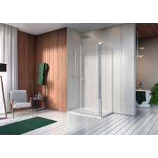 Radaway Nes KDS II szögletes zuhanykabin 100x75 átlátszó jobbos kád, zuhanykabin