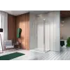 Radaway Nes KDS II szögletes zuhanykabin 90x80 átlátszó jobbos