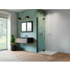Radaway Nes Walk-in KDD-B 90 zuhanyfal, matt fekete profil, jobbos 10024090-54-01R