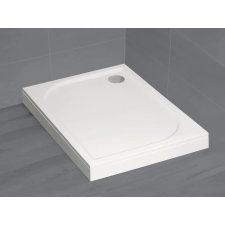 Radaway Paros D szögletes zuhanytálca előlappal 120x80 fehér, ajándék szifonnal kád, zuhanykabin