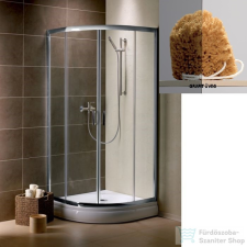 Radaway Premium Plus A 90x90 íves zuhanykabin króm/grafit 30403-01-05N kád, zuhanykabin
