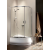 Radaway Premium Plus E 1700 100x80 aszimmetrikus íves tolóajtós zuhanykabin króm/átlátszó 30481-01-01N