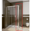 Radaway Premium Plus S 80 oldalfal DWJ és DWD tolóajtóhoz króm/átlátszó 33413-01-01N