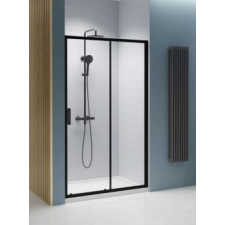 Radaway Premium Pro Black DWJ fekete zuhanyajtó 160B kád, zuhanykabin