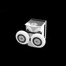 Radaway Premium Pro Black KDJ szögletes fekete zuhanykabin 120x80 átlátszó balos kád, zuhanykabin