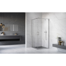 Radaway Premium Pro KDD szögletes zuhanykabin 80x90 átlátszó kád, zuhanykabin