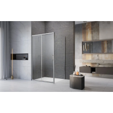 Radaway Premium Pro KDJ szögletes zuhanykabin 100x90 átlátszó balos kád, zuhanykabin