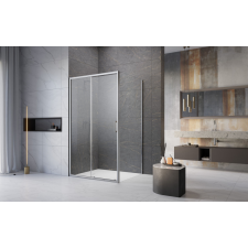 Radaway Premium Pro KDJ szögletes zuhanykabin 120x90 átlátszó jobbos kád, zuhanykabin