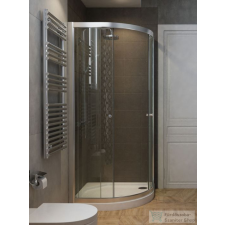 Radaway Projecta A 90x90 íves zuhanykabin, króm/átlátszó kád, zuhanykabin