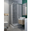 Radaway Projecta C 80x80 szögletes zuhanykabin, króm/átlátszó
