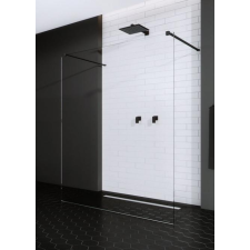 Radaway Radaway Modo New Black I 150 Walk-In zuhanyfal 388154-54-01 kád, zuhanykabin