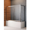 Radaway Vesta DWJ+S kádparaván 160x70 átlátszó