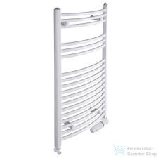 Radeco ADAMO AD7-500/L 1630x550 törölközőszárítós radiátor,fényes fehér fűtőtest, radiátor