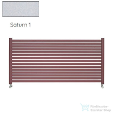 Radeco ALVO 1 350x1000 design radiátor,SATURN 1 (metál jégszürke) színben fűtőtest, radiátor