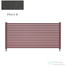 Radeco ALVO 2 630x1000 design radiátor,MARS 4 (metál antracit) színben fűtőtest, radiátor