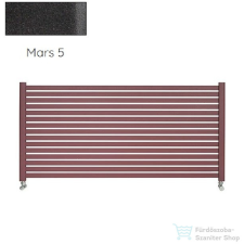 Radeco ALVO 5 350x1600 design radiátor,MARS 5 (antracit) színben fűtőtest, radiátor