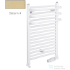 Radeco ARIA A1-600/1 490x635 törölközőszárítós radiátor, SATURN 4 (metál bézs) színben