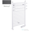 Radeco ARIA A2-350/1 680x385 törölközőszárítós radiátor, MERKURY 5 (metál sötétszürke) színben