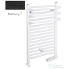 Radeco ARIA A2-600/1 680x635 törölközőszárítós radiátor, MERKURY 7 (matt fekete) színben