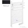 Radeco ARIA A2-600/1 680x635 törölközőszárítós radiátor, MERKURY 8 (selyemfényű fekete) színben