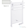 Radeco ARIA A2-600/1 680x635 törölközőszárítós radiátor, SATURN 2 (matt fehér) színben