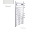 Radeco ARIA A3-600/2 870x635 törölközőszárítós radiátor, SATURN 2 (matt fehér) színben