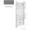 Radeco ARIA A5-600/2 1250x635 törölközőszárítós radiátor, MERKURY 4 (metál szürke) színben