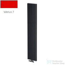 Radeco BORA 1200/21 1200x510 design radiátor, WENUS 7 (piros) színben fűtőtest, radiátor