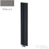 Radeco BORA 600/25 600x610 design radiátor, MERKURY 4 (metál szürke) színben