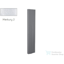 Radeco CAJA 2 1650x645 design radiátor, MERKURY 2 (ezüst) színben fűtőtest, radiátor