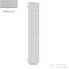 Radeco CALLE 1 1650x340 design radiátor akasztókkal, MERKURY 1 (metál ezüst) színben fűtőtest, radiátor