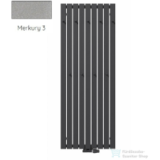 Radeco CALLE 2 1650x620 design radiátor akasztókkal, MERKURY 3 (metál világosszürke) színben fűtőtest, radiátor