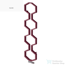 Radeco CARMEL 1800x400 design radiátor,RAL 9016 (fényes fehér) színben fűtőtest, radiátor
