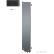 Radeco CLEO 2 1650x620 design radiátor tükörrel, MARS 5 (antracit) színben fűtőtest, radiátor