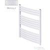 Radeco ENZO AK1-500/EL 415x530 törölközőszárítós radiátor, MERKURY 2 (ezüst) színben