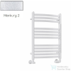 Radeco ENZO AK3-600/EL 850x630 törölközőszárítós radiátor, MERKURY 2 (ezüst) színben