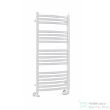 Radeco ENZO AK6-500/EL 1450x530 törölközőszárítós radiátor, fényes fehér színben fűtőtest, radiátor