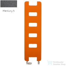 Radeco HEAVEN 1600x450 design radiátor, MERKURY 5 (metál sötétszürke) színben fűtőtest, radiátor