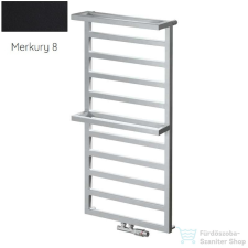 Radeco LOFT PLUS 1 821x550 design radiátor,MERKURY 8 (selyemfényű fekete) színben fűtőtest, radiátor