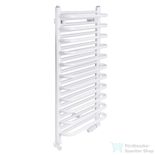 Radeco MARIO A8-400/M 1820x435 törölközőszárítós radiátor fényes fehér színben fűtőtest, radiátor
