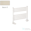 Radeco PINO K AK1-500/EP 415x530 törölközőszárítós radiátor, SATURN 3 (matt bézs) színben