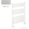 Radeco PINO K AK2-400/EP 715x430 törölközőszárítós radiátor, MERKURY 1 (metál ezüst) színben